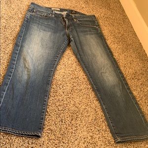 AG Adriano Goldschmeid Tomboy Crop Sz 30